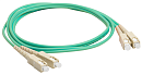 Патч-корд оптический Патч-корд оптический LANMASTER, дуплексный, SC/PC-SC/PC, OM3, LSZH, 1.0 м