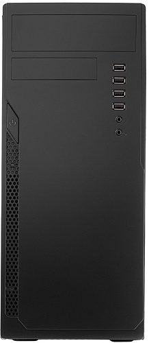 Корпус без блока питания/ Case Foxline FL-301, ATX, 1x5.25EXT, 1x3.5EXT, 4x3.5INT, 4xUSB2.0, HDA, w/o FAN, w/o ATX PSU, no pwr cord