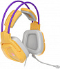 Наушники с микрофоном A4Tech Bloody G575 желтый/фиолетовый 2м мониторные USB оголовье (G575 /ROYAL VIOLET/ USB)
