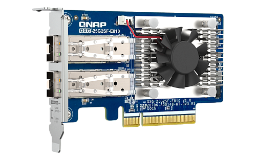 QNAP Expansion Card QXG-25G2SF-E810 PCIe Gen4 x8, 2x25GbE(SFP28)