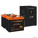 Exegate EX296593RUS Комплект ИБП EX296001RUS + батарея 55Ач EX285652RUS 2шт (инвертор, синус, для котла, настенный) FineSine SX-2000.LCD.AVR.2SH <2000