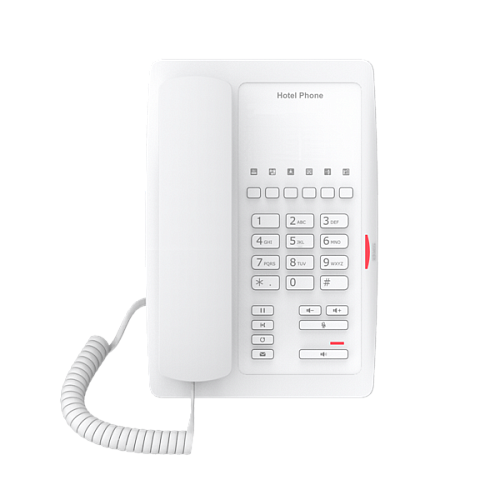 Fanvil Гостиничный IP телефон белый, 2 порта 10/100 Мбит, PoE, сменные панели логотипов, без дисплея,wi-fi