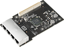 Сетевая карта ASUS MCI-1G/350-4T