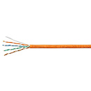Cabeus UTP-4P-Cat.5e-SOLID-LSZH-OR-LIGHT Кабель витая пара UTP (U/UTP), категория 5e, 4 пары 0,48мм (24 AWG), одножильный, LSZH, нг(А)-HF, оранжевый,