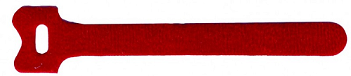 Хомут-липучка 125мм, 20 шт., красный
