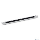 Cabeus SH-J004A-GY Кабельный органайзер горизонтальный 19" 1U, с щеточным вводом, металлический, цвет серый (RAL7035)