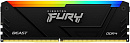 Память оперативная/ Kingston 16GB 3600MT/s DDR4 CL18 DIMM FURY Beast RGB