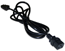 Шнур питания Шнур питания C19-C20, 3х1.5, 220В, 16А, черный, 3 метра