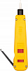 Инструмент Hyperline HT-3133TB для витой пары +нож 110 тип желтый