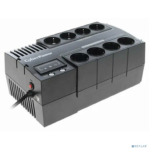 CyberPower BS850E NEW ИБП Line-Interactive, 850VA/480W USB, (4+4 EURO), 12В/5.5 Ач х 1