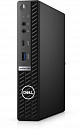 ПК Dell Optiplex 7080 Micro i5 10500 (3.1) 8Gb SSD256Gb/UHDG 630 Linux GbitEth WiFi BT 180W клавиатура мышь черный