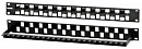 Патч-панель наборная Hyperline PPBL3-19-24S-RM 19" 1U 24xRJ45