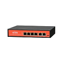 WI-PS205, Коммутатор неуправляемый PoE 65Вт, порты 4 PoE FE + 2FE, режим 250м и VLAN
