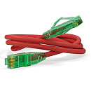 Кабельная сборка Hyperline PC-LPM-UTP-RJ45-RJ45-C6A-3M-LSZH-RD Патч-корд U/UTP, Cat.6a (100% Fluke Component Tested), 10G, LSZH, 3м, красный