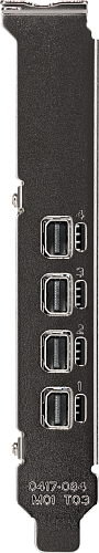 Видеокарта PNY PCI-E T1000 NVIDIA T1000 4Gb 128bit GDDR6 mDPx4 HDCP Bulk low profile