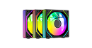 Вентилятор для корпуса Ocypus Gamma F12 UNI BK ARGB REVERSE BLADE 3 IN 1, 3x120x120x25mm, 4-PIN PWM, 800-1800 RPM, 31 DBA MAX, HYDRO BEARING