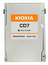SSD KIOXIA Enterprise 2,5"(SFF/U.2), CD7-R, 7680GB, NVMe 1.4/PCIe 4.0 1x4, R6450/W5600MB/s, IOPS(R4K) 1100K/180K, MTTF 2,5M, 1DWPD/5Y (Read Intensive)