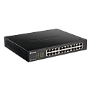 Коммутатор D-Link SMB D-Link DGS-1100-24PV2/A2A Настраиваемый L2 c 24 портами 10/100/1000Base-T (12 портов РоЕ 802.3af/at, PoE-бюджет 100 Вт)