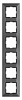 Рамка Panasonic Arkedia Slim WNTF08162DG-RU 6x вертикальный монтаж пластик дымчатый (упак.:1шт)