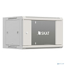 БАСТИОН SKAT TB-15W660GF-G Шкаф настенный телекоммуникационный 15U 600х600х770мм, дверь стеклянная (4424) {1.5 года гарантия}