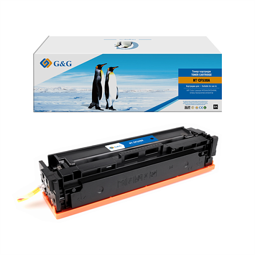 Cartridge G&G 205A для HP CLJ M154/180/M181, с чипом (1100стр.), черный (аналог CF530A)