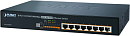 Коммутатор Planet 13" 8-Port 10/100/1000 Gigabit Ethernet Switch with 8-Port 802.3at High Power PoE+ Injector (130W)