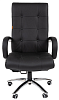 Офисное кресло Chairman 424 Россия кожа черная