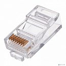 Gembird Вилка RJ-45 (8P8C) универсальная. кат.5e. со сквозным отверстием (100 шт.) (LC-PTU-01/100)