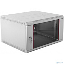 ЦМО Шкаф телекоммуникационный настенный разборный 6U (600х650) дверь стекло (ШРН-Э-6.650) (1 коробка)