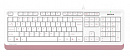 Клавиатура A4Tech Fstyler FK10 белый/розовый USB