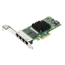 Сетевая карта Intel Celeron Сетевой адаптер PCIE 1GB QUAD PORT I350T4V2BLK 936716 INTEL