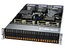 Серверная платформа Supermicro Hyper A+ Server 2U 2125HS-TNR noCPU(2)9004 EPYC/TDP 290W/no DIMM(24)/24 NVME(SATA/SAS optional)/2-port 10GBase-T/2x1600