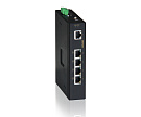 Неуправляемый коммутатор c 1 портом 10/100/1000Base-T(X) (разъем RJ45), 4 портами 10/100/1000Base-T(X) PoE (разъем RJ45), два входа питания 48 В по