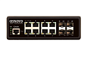 Промышленный коммутатор Gigabit Ethernet OSNOVO SW-70804/IL Промышленный управляемый (L2+) коммутатор Gigabit Ethernet на 8 GE Rj45 + 4 GE SFP порта.