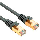 Патч-корд Hama H-78422 STP cat.5E 1м серый RJ-45 (m)-RJ-45 (m) (00078422)