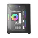 корпус Ocypus Iota C50 BK Curve ARGB Digital, MATX, Type-C*1, USB3.0*2, REAR 1x120mm ARGB, MB SIDE 2x120mm ARGB