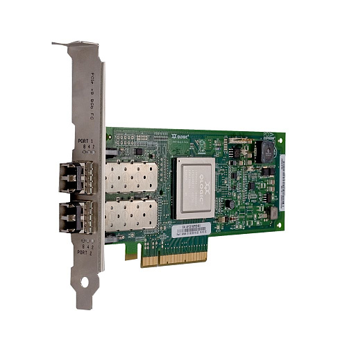 Сетевой адаптер Qlogic QLE2562-CK 8Gb/s FC HBA, 2-port, PCIe x8, LC MMF
