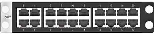 Карта выхода H_20xRJ45 sending card