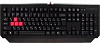 Клавиатура + мышь A4 Bloody Q1500/B1500 (Q110+Q9) клав:черный/красный мышь:черный USB LED