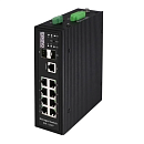 Промышленный PoE коммутатор Gigabit Ethernet OSNOVO SW-80802/ILS(port 90W,300W) Промышленный управляемый (L2+) HiPoE коммутатор Gigabit Ethernet на 8G