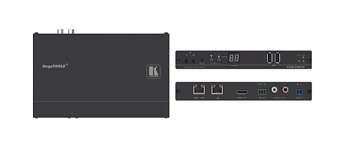 Декодер Kramer Electronics [KDS-DEC6] Приемник из сети Ethernet видео HD, Аудио, RS-232, ИК, USB; работает с KDS-EN6, поддержка 4К