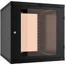 Шкаф коммутационный NT WALLBOX LIGHT 6-66 B (176963) настенный 6U 600x650мм пер.дв.стекл несъемн.бок.пан. направл.под закл.гайки 25кг черный 600мм 19.