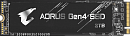 Твердотельный накопитель GIGABYTE AORUS SSD 2TB, 3D TLC, M.2 (2280), PCIe Gen 4.0 x4, NVMe, R5000/W4400, TBW 3600
