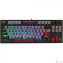 Клавиатура RK-R87 проводная BlackGrayRed, линейные свитчи RK Red