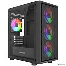 Powercase Mistral Micro EM16, Tempered Glass, 4x120mm FRGB fan, чёрный, mATX (CMMEM16B-L4)