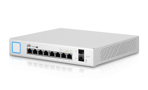 Коммутатор UBIQUITI [US-8-150W-EU] UniFi Switch 8-150W 2х SFP, 8х Gigabit RJ45