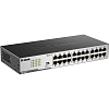 Коммутатор D-LINK Коммутатор/ DGS-1024C,DGS-1024D/I Unmanaged Switch 24x1000Base-T, Surge 1KV, metal case