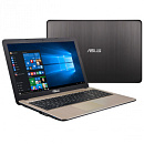 Ноутбук Asus VivoBook X540YA-DM660D E1 6010/4Gb/1Tb/AMD Radeon R2/15.6"/FHD (1920x1080)/Free DOS/black/brown/WiFi/BT/Cam