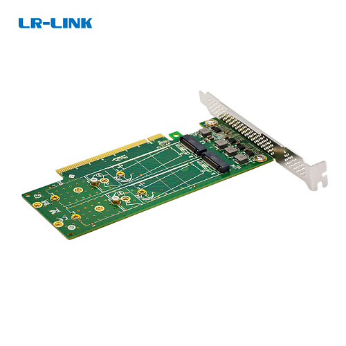 Контроллер ShenzhenLianrui Electronic Co., LTD Адаптер для SSD/ PCIe x16 to 4-Port M.2 NVMe SSD Adapter