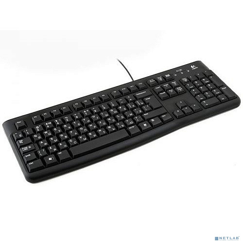 920-002522 Logitech Клавиатура K120 Black USB оригинальная заводская гравировка RU/LAT